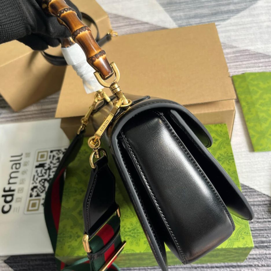 GUCCI BAMBOO 1947 MEDIUM TOP HANDLE BAG - 图片 3