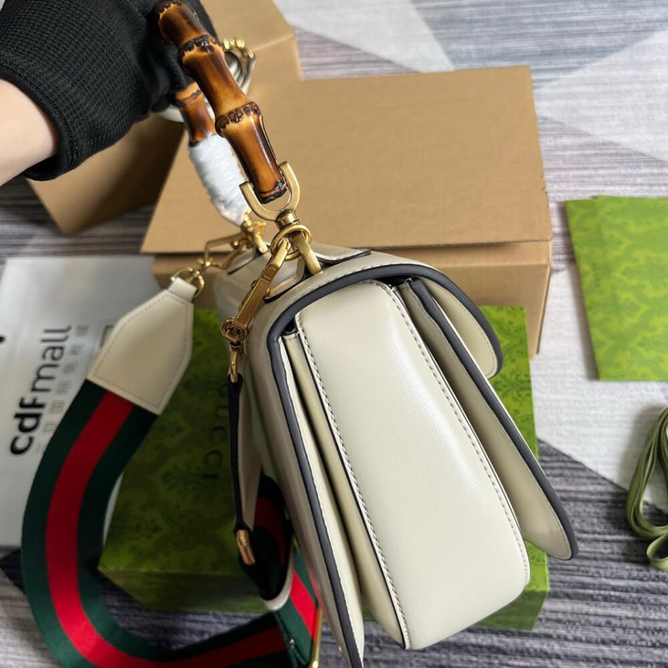 GUCCI BAMBOO 1947 MEDIUM TOP HANDLE BAG - 图片 3