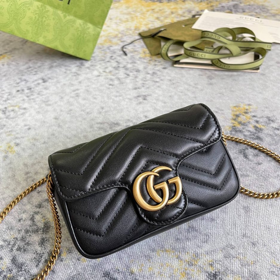 GG Marmont matelasse leather super mini bag - 图片 3