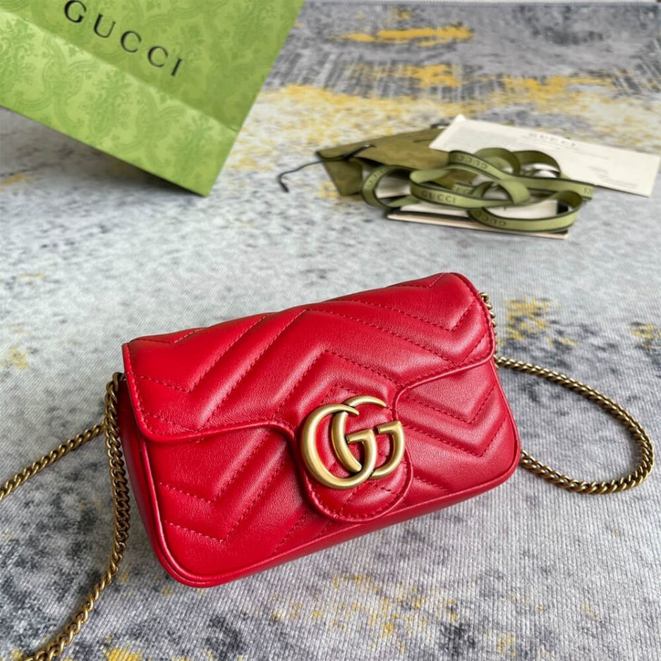 GG Marmont matelasse leather super mini bag - 图片 3