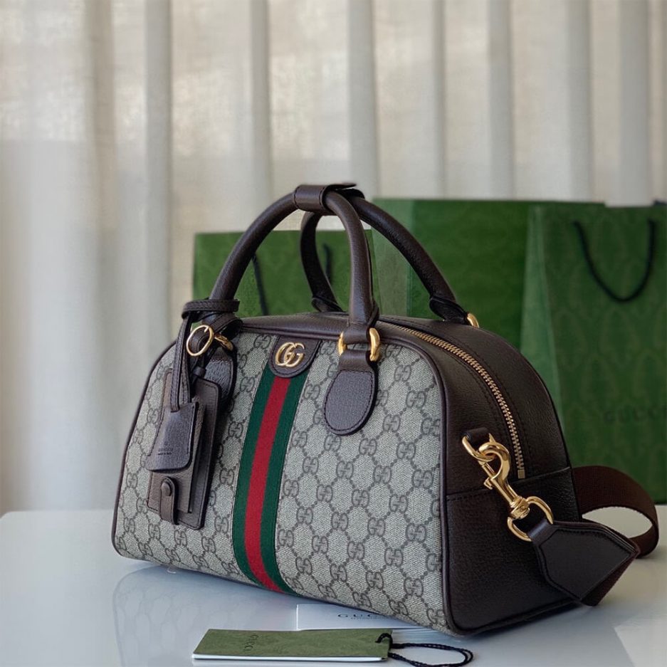 Ophidia medium GG top handle bag - 图片 3