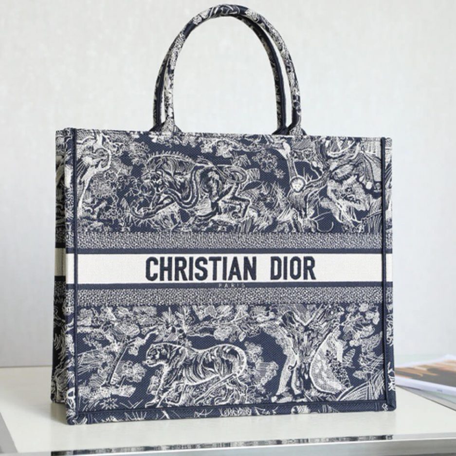 LARGE DIOR BOOK TOTE - 图片 3