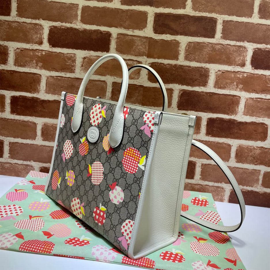 GG Multicolour small tote bag - 图片 3