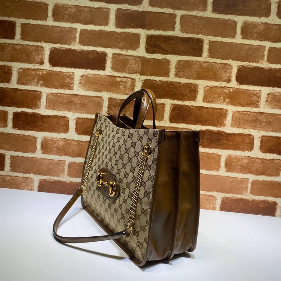 Gucci Horsebit 1955 medium tote bag - 图片 3