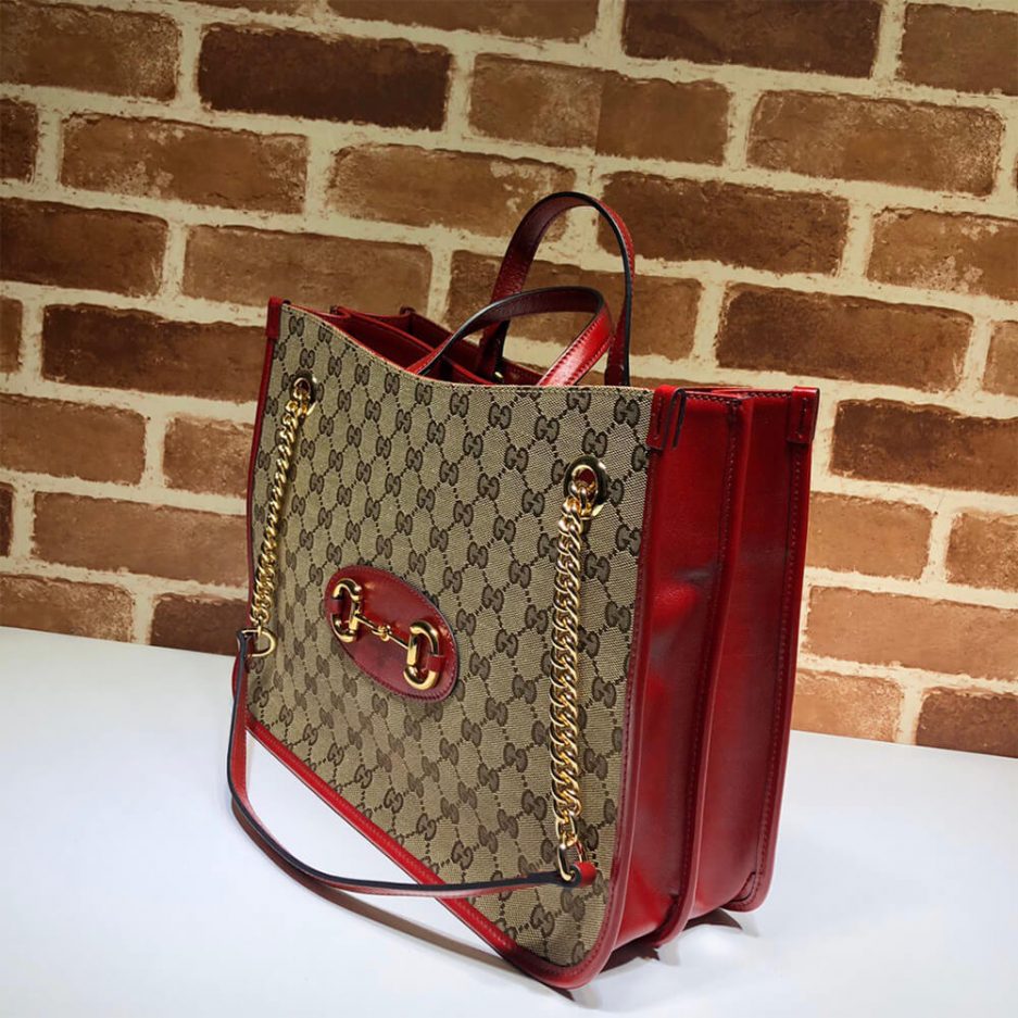 Gucci Horsebit 1955 medium tote bag - 图片 3