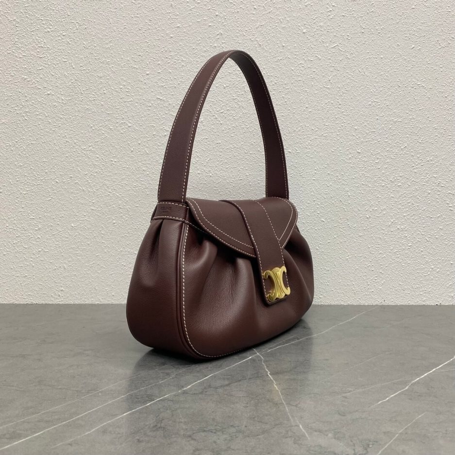 CELINE Medium POLLY bag in soft calfskin - 图片 3