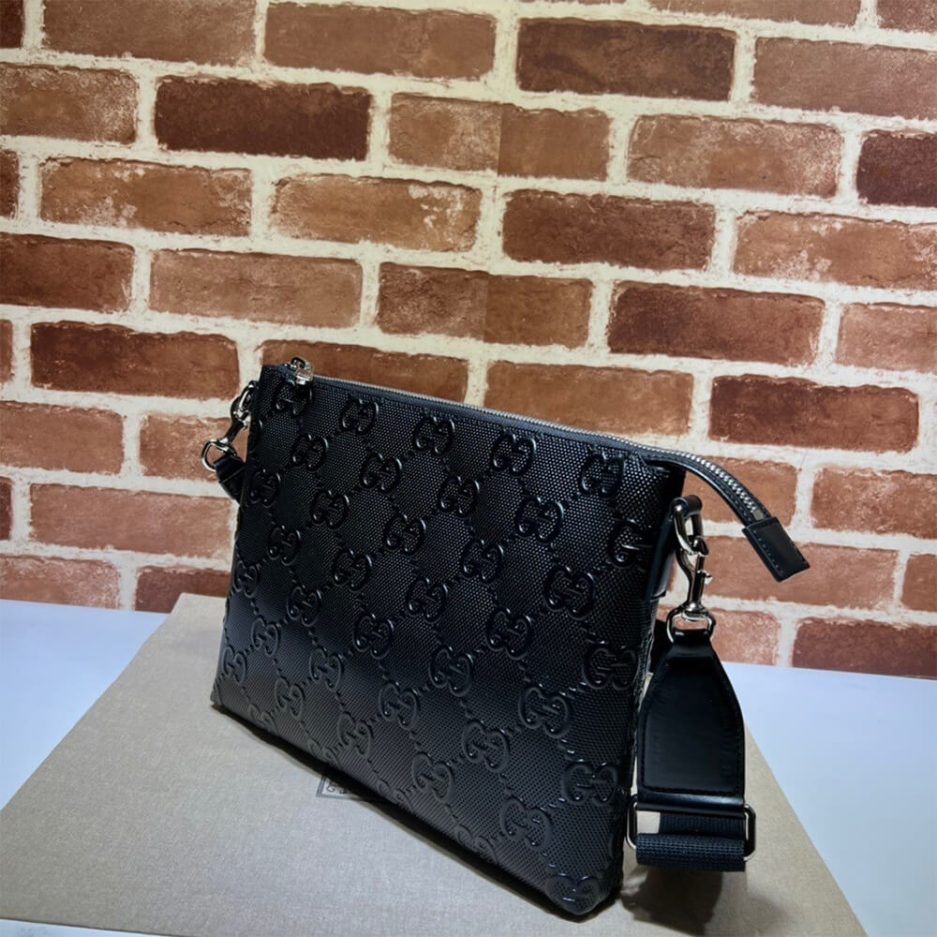 GG embossed medium messenger bag - 图片 3