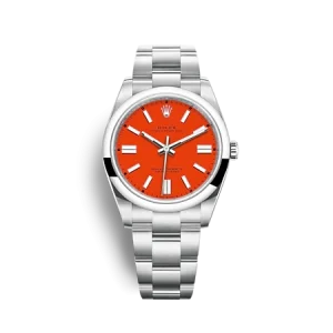 OYSTER PERPETUAL 124300 Series??orange??