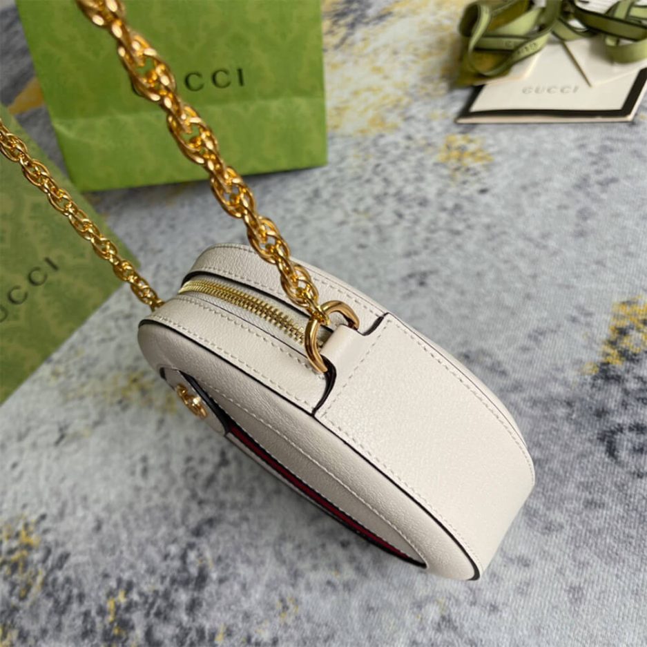 Ophidia GG mini round shoulder bag - 图片 4