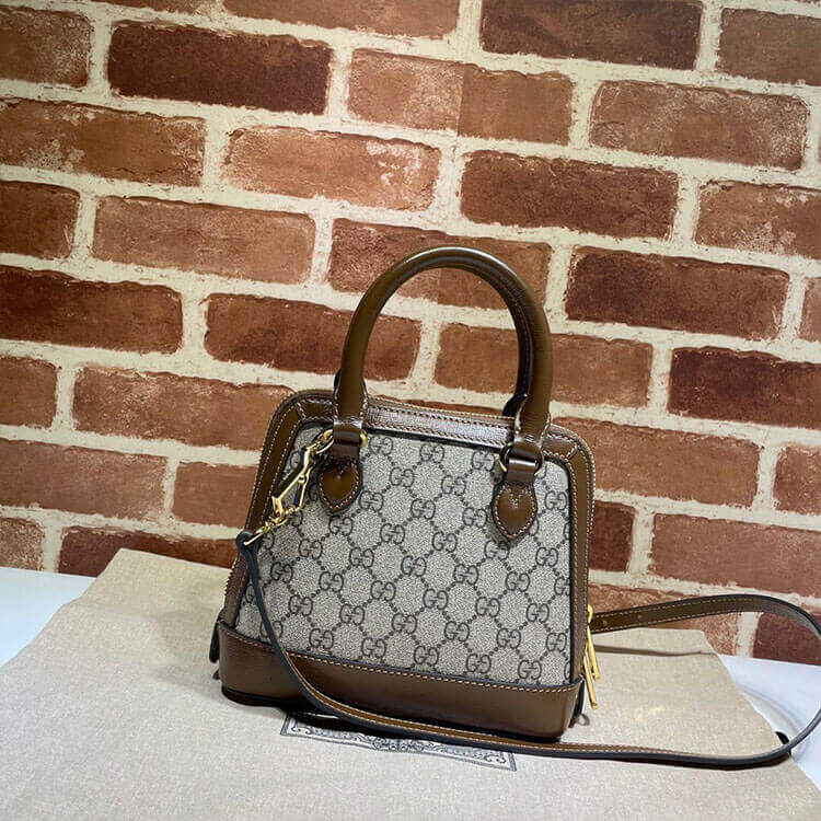 Gucci Horsebit 1955 Mini Top Handle Bag - 图片 4