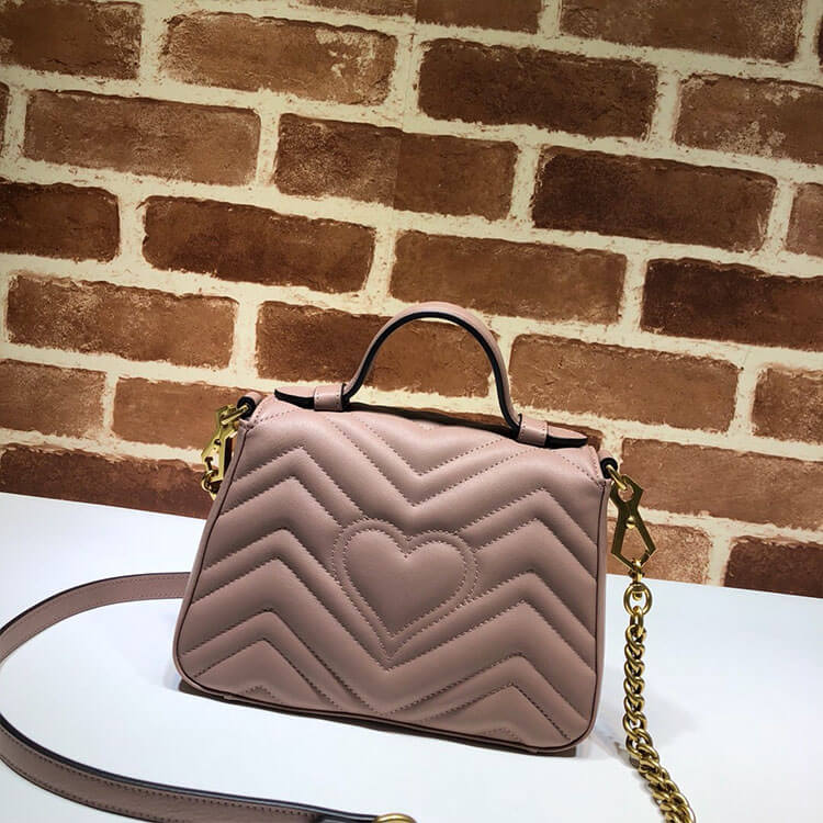 Gucci GG Marmont Mini Top Handle Bag - 图片 4