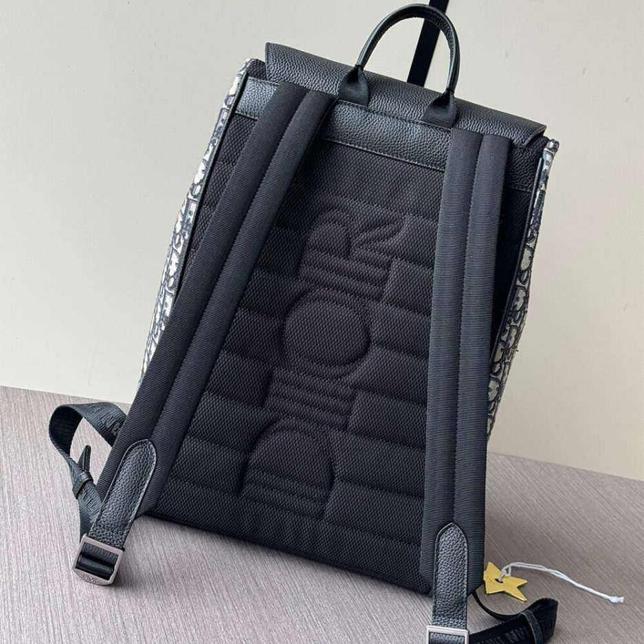 Dior Saddle Backpack with Flap(high-end grade) - 图片 4