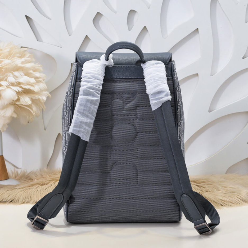 Dior Saddle Backpack with Flap(high-end grade) - 图片 4
