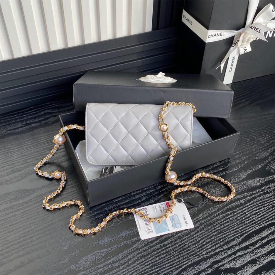 CHANEL Flap Phone Holder with Chain(HIGH-END GRADE) - 图片 4
