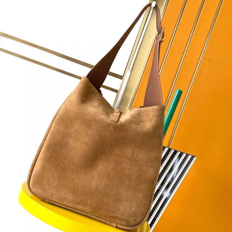 YSL LE 5 À 7 supple SUEDE LARGE - 图片 4