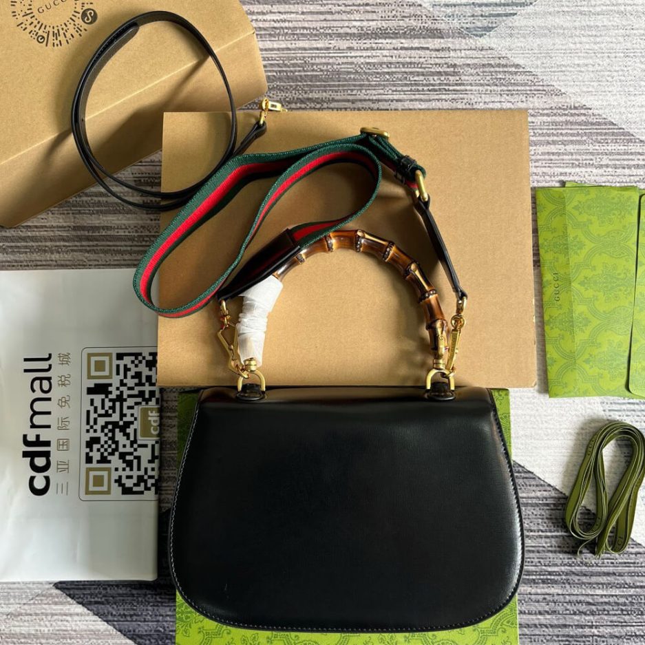 GUCCI BAMBOO 1947 MEDIUM TOP HANDLE BAG - 图片 4