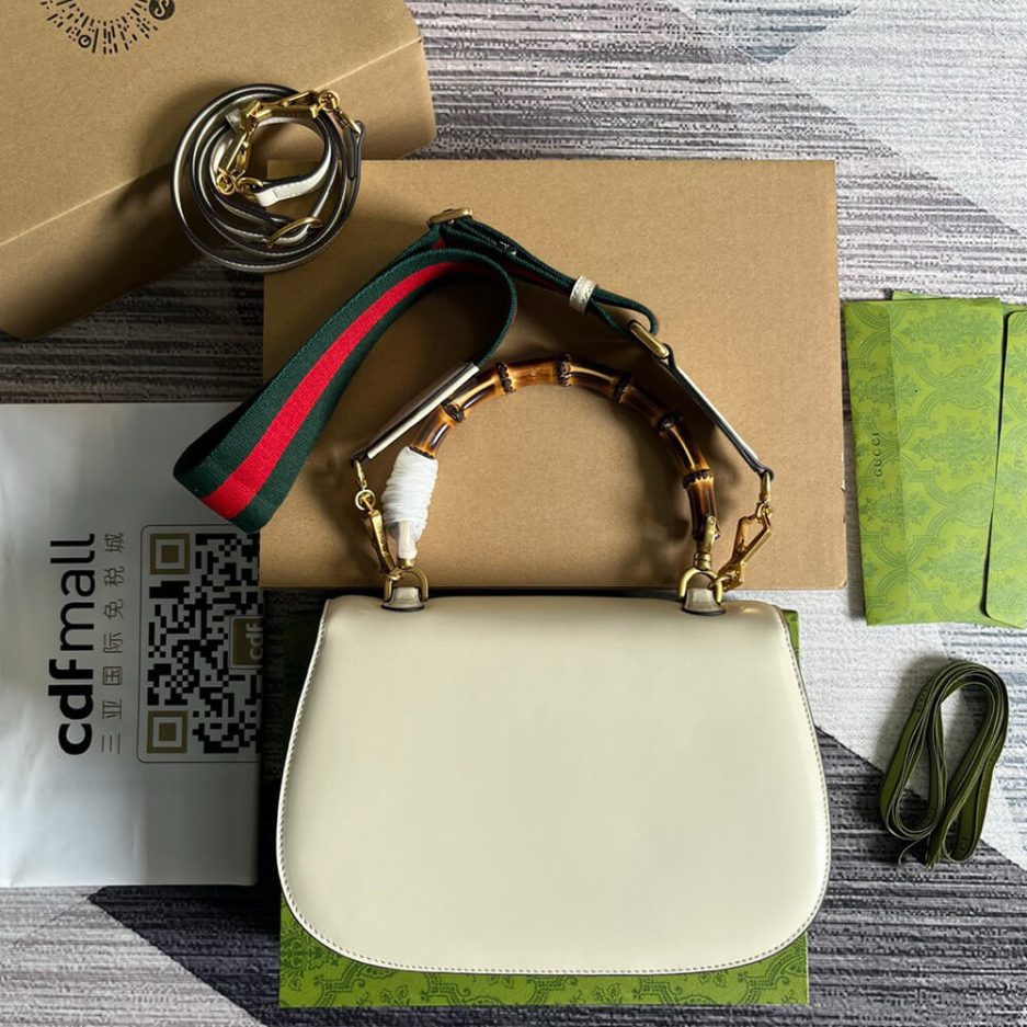 GUCCI BAMBOO 1947 MEDIUM TOP HANDLE BAG - 图片 4