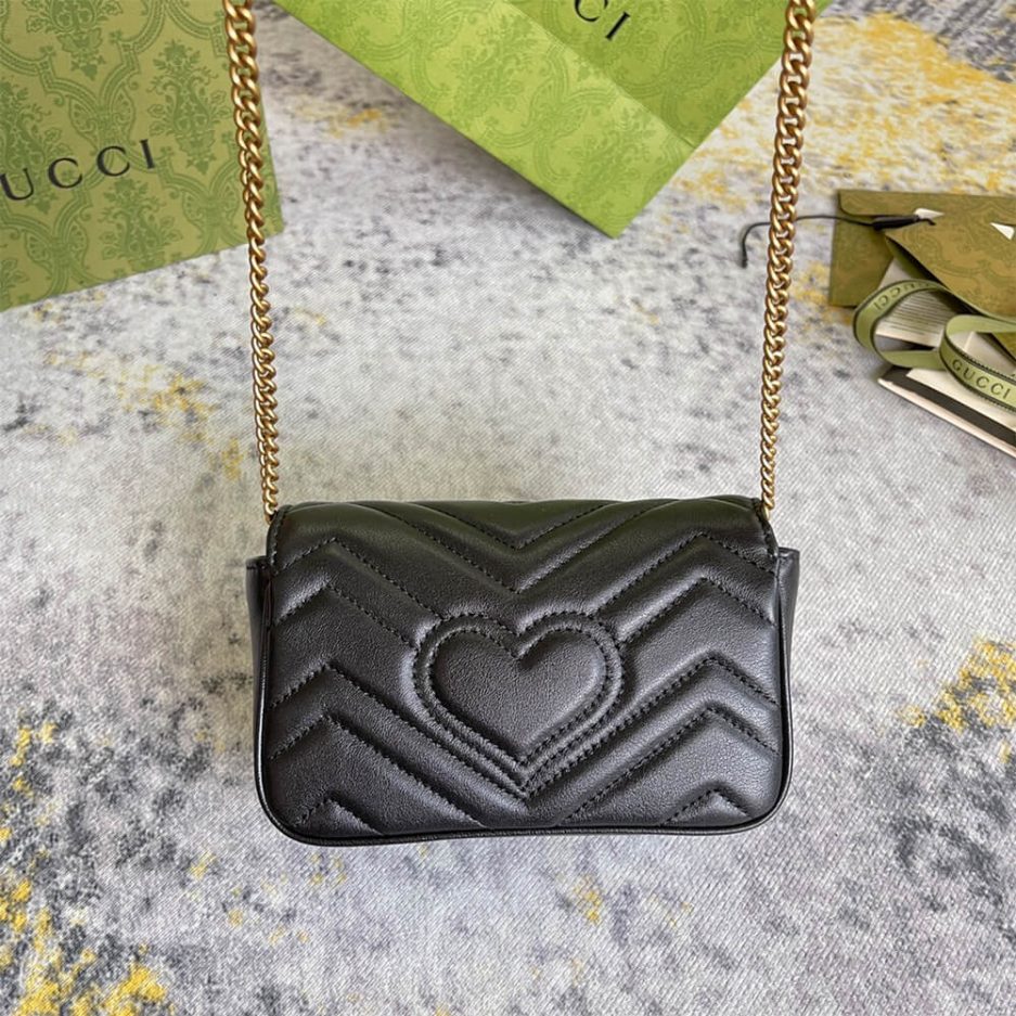 GG Marmont matelasse leather super mini bag - 图片 4