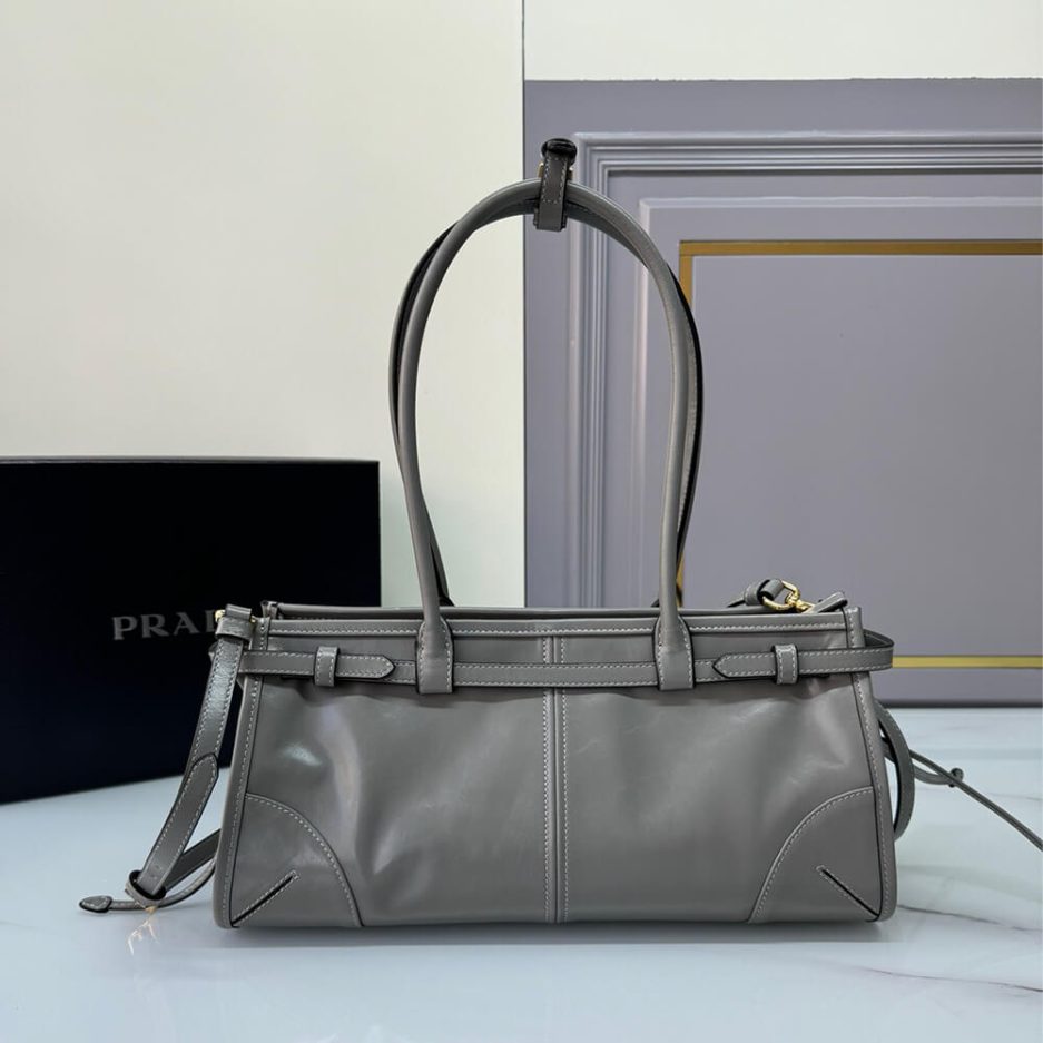Prada Medium leather handbag(high-end grade) - 图片 4
