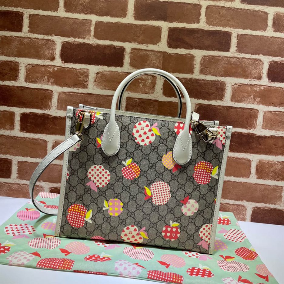 GG Multicolour small tote bag - 图片 4