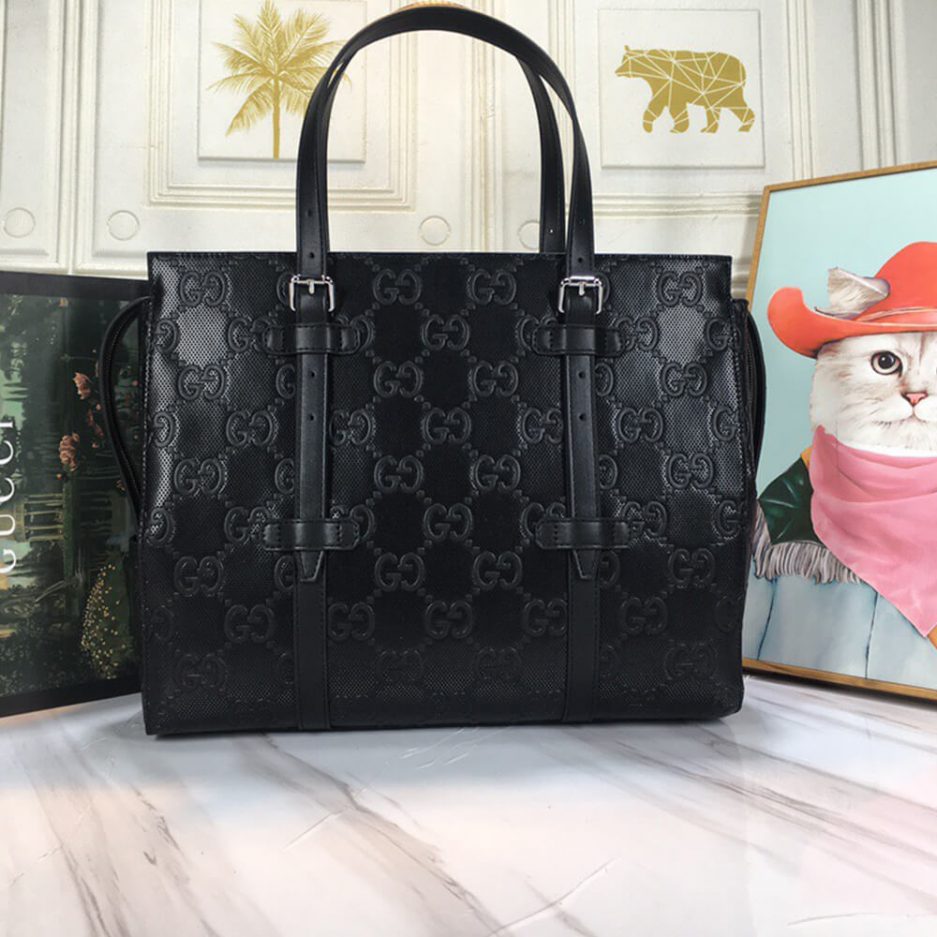 GG embossed tote bag - 图片 4