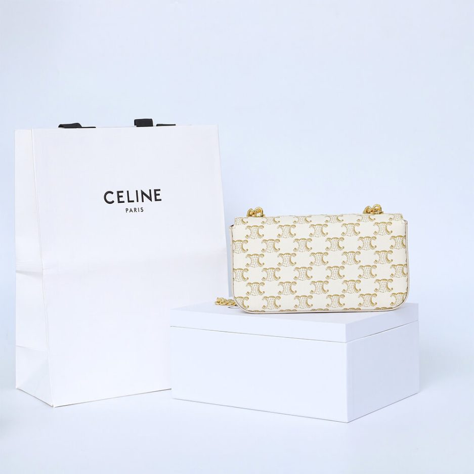 CELINE CHAIN SHOULDER BAG CLAUDE - 图片 4