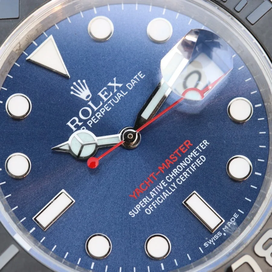 YACHT MASTER 1 ( BLACK & BLUE DIAL ) STAINLESS STEEL 40MM M116622 - 图片 2