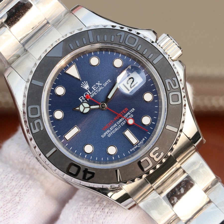 YACHT MASTER 1 ( BLACK & BLUE DIAL ) STAINLESS STEEL 40MM M116622 - 图片 11