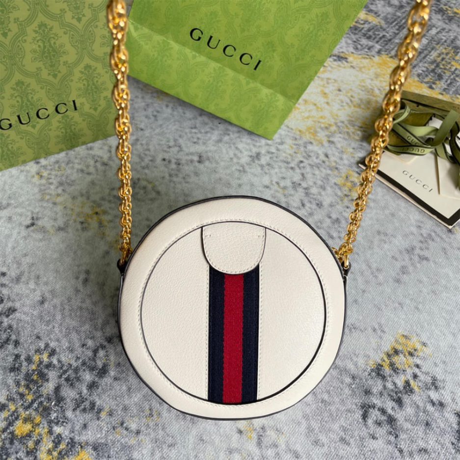 Ophidia GG mini round shoulder bag - 图片 5