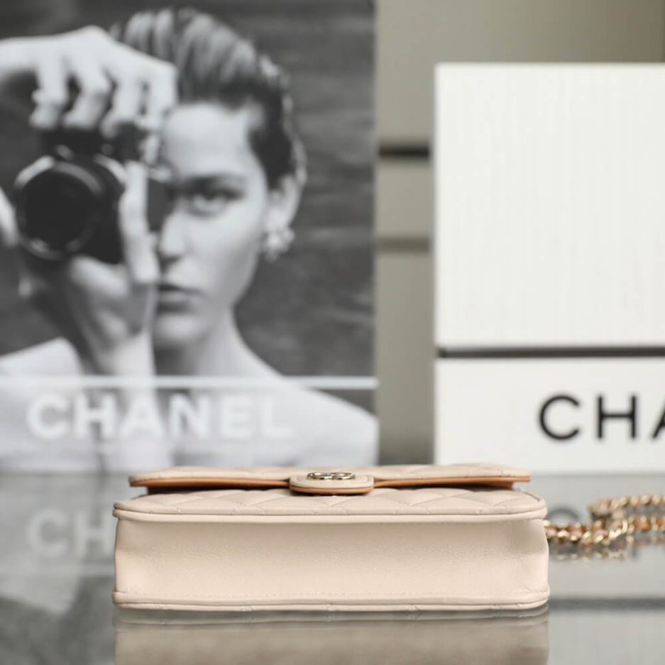 CHANEL MINI FLAP WITH TOP HANDLE(HIGH-END GRADE) - 图片 5