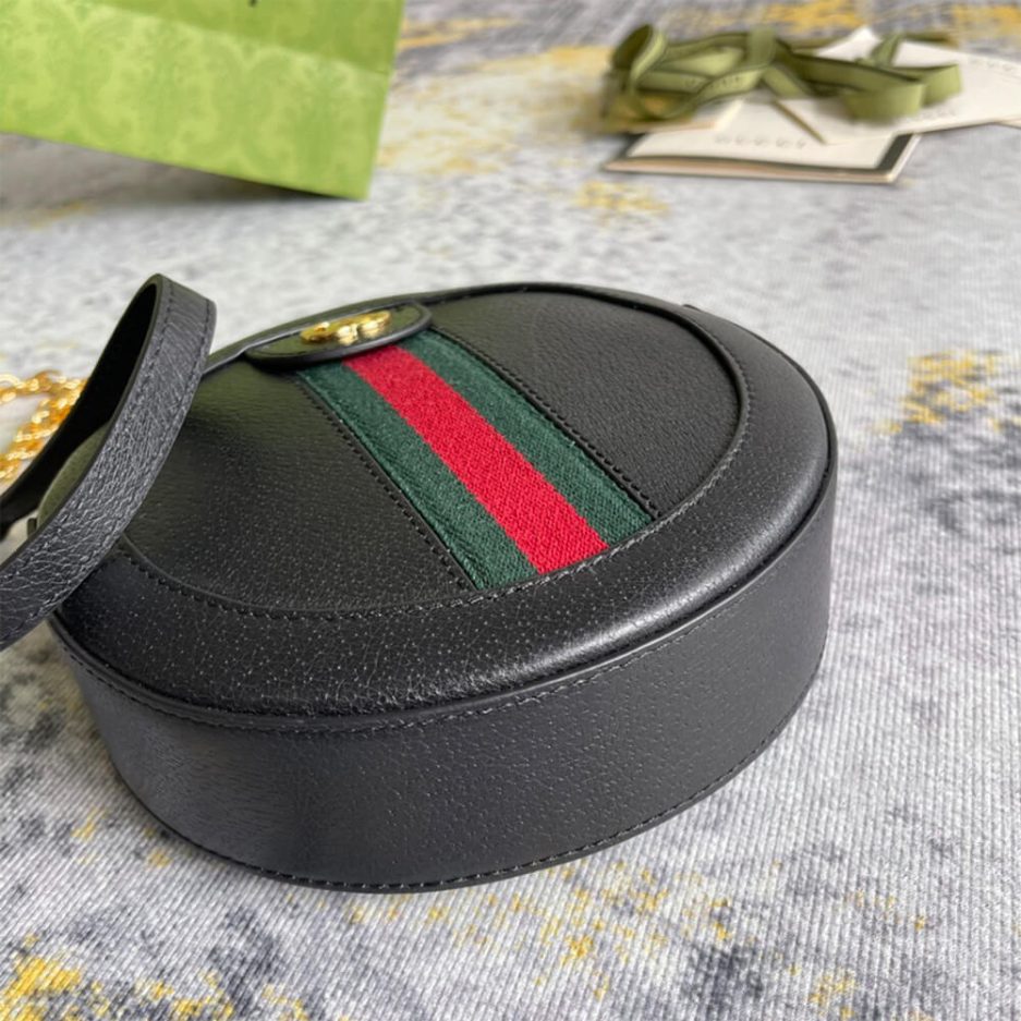 Ophidia GG mini round shoulder bag - 图片 5