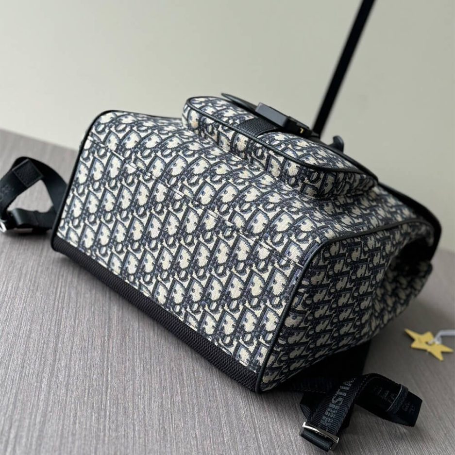 Dior Saddle Backpack with Flap(high-end grade) - 图片 5