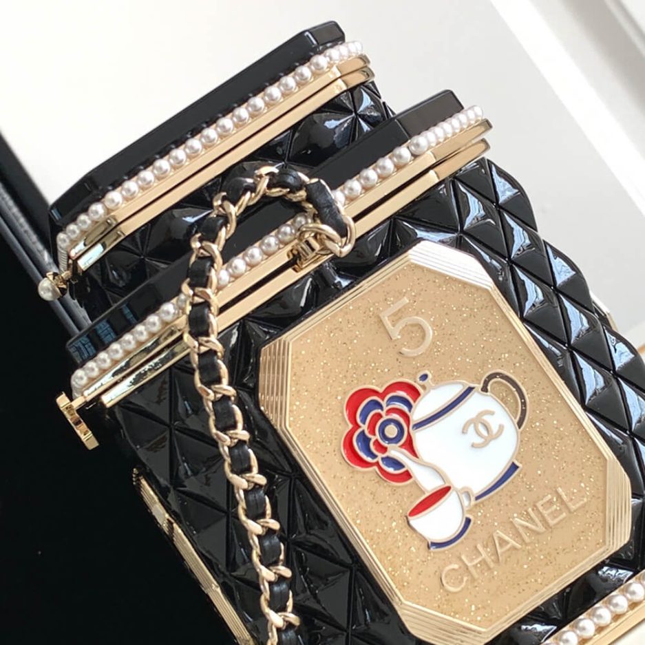 CHANEL TEA BOX MINAUDIERE(HIGH-END GRADE) - 图片 5