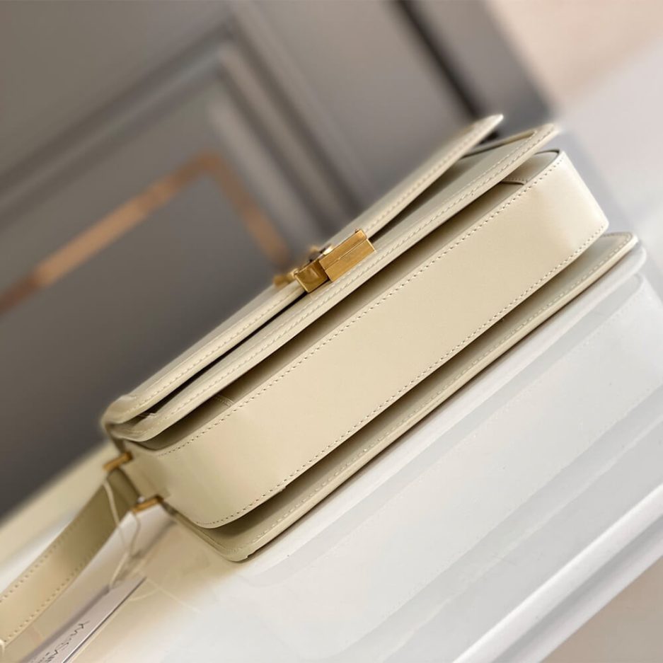 SOLFERINO MEDIUM SATCHEL IN BOX SAINT LAURENT LEATHER - 图片 5