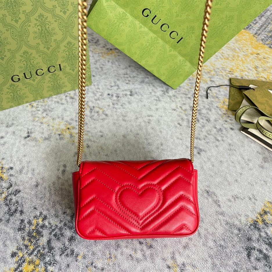 GG Marmont matelasse leather super mini bag - 图片 5