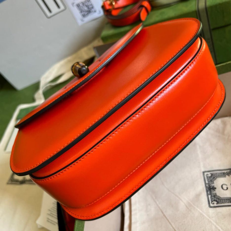 GUCCI BAMBOO 1947 JUMBO GG SMALL TOP HANDLE BAG - 图片 5