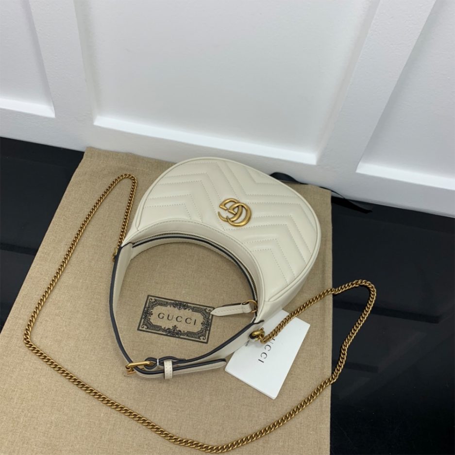 GG Marmont half-moon-shaped mini bag - 图片 5