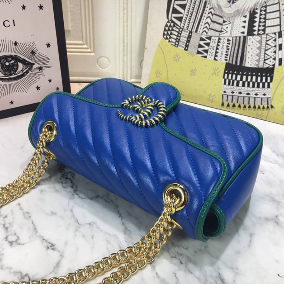 GG Marmont small matelasse shoulder bag - 图片 5