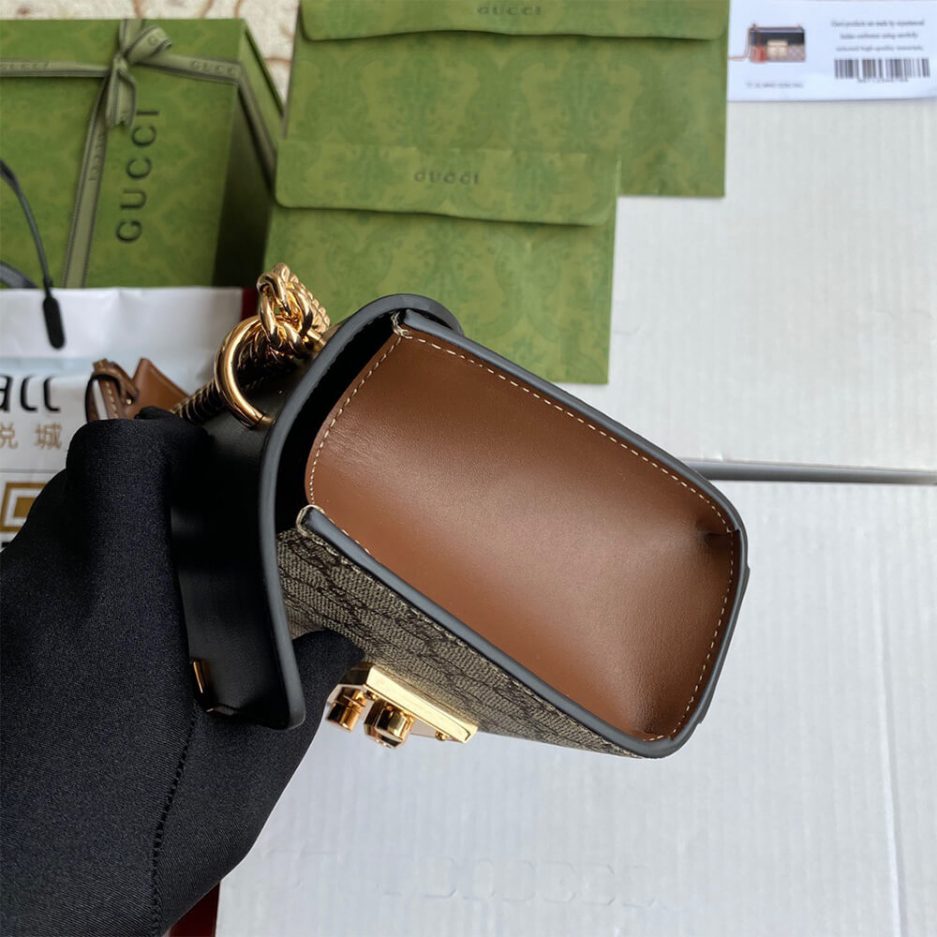 Padlock small GG shoulder bag - 图片 5
