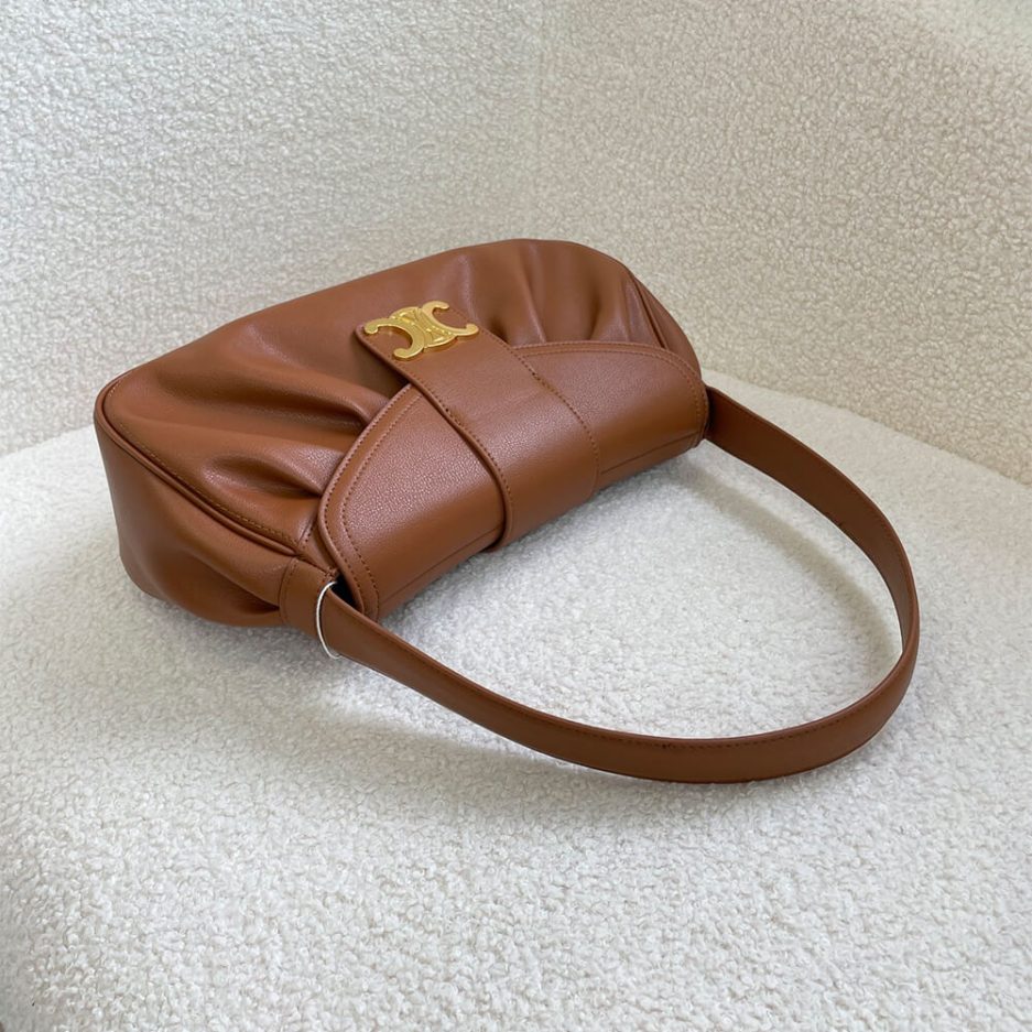 CELINE Medium POLLY bag in soft calfskin - 图片 5