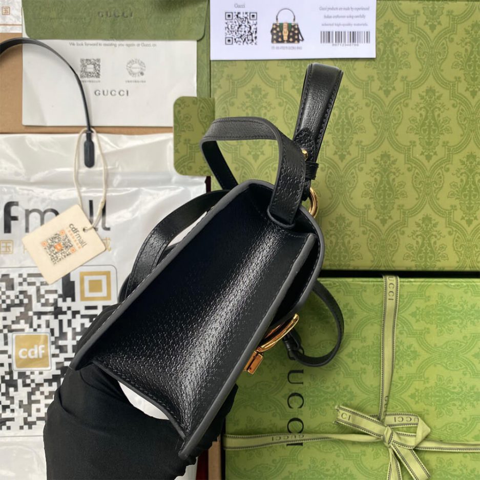 GG Sylvie Bee Star mini leather bag - 图片 5