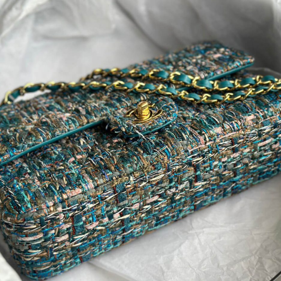 Chanel Tweed Medium Classic Flap Bag - 图片 6