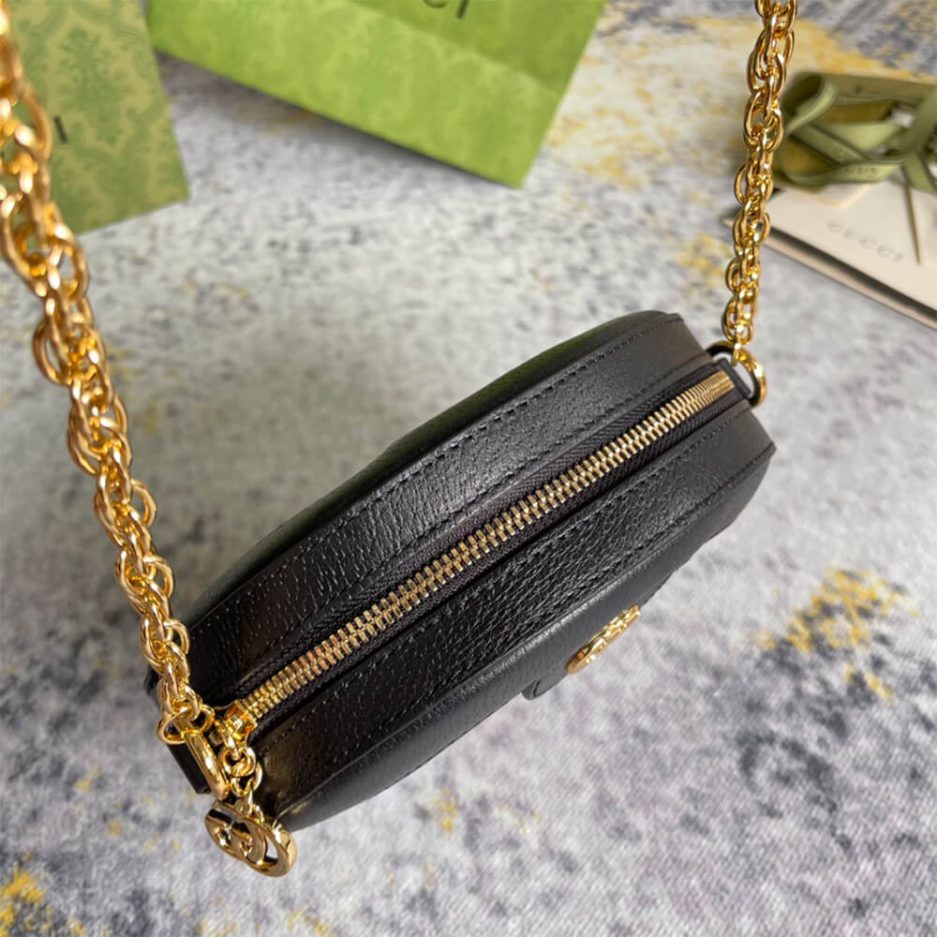 Ophidia GG mini round shoulder bag - 图片 6
