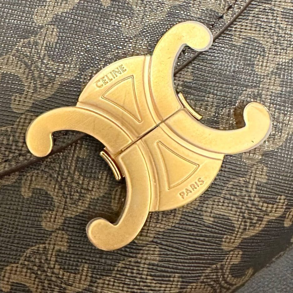 CELINE TEEN NINO BAG IN TRIOMPHE CANVAS - 图片 6