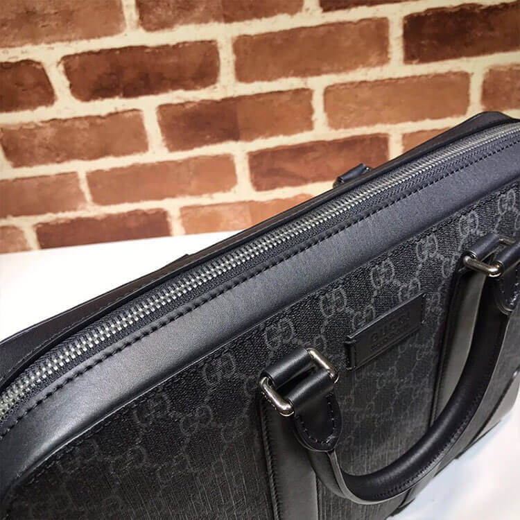 Gucci GG Black Briefcase - 图片 6