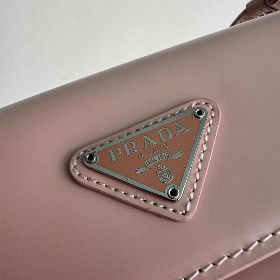 Small Prada Cleo brushed leather shoulder bag with flap - 图片 6