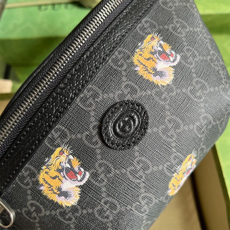 GG belt bag with tiger print - 图片 6