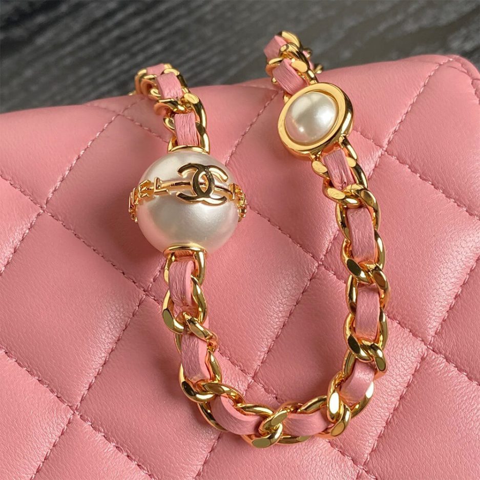 CHANEL Flap Phone Holder with Chain(HIGH-END GRADE) - 图片 6