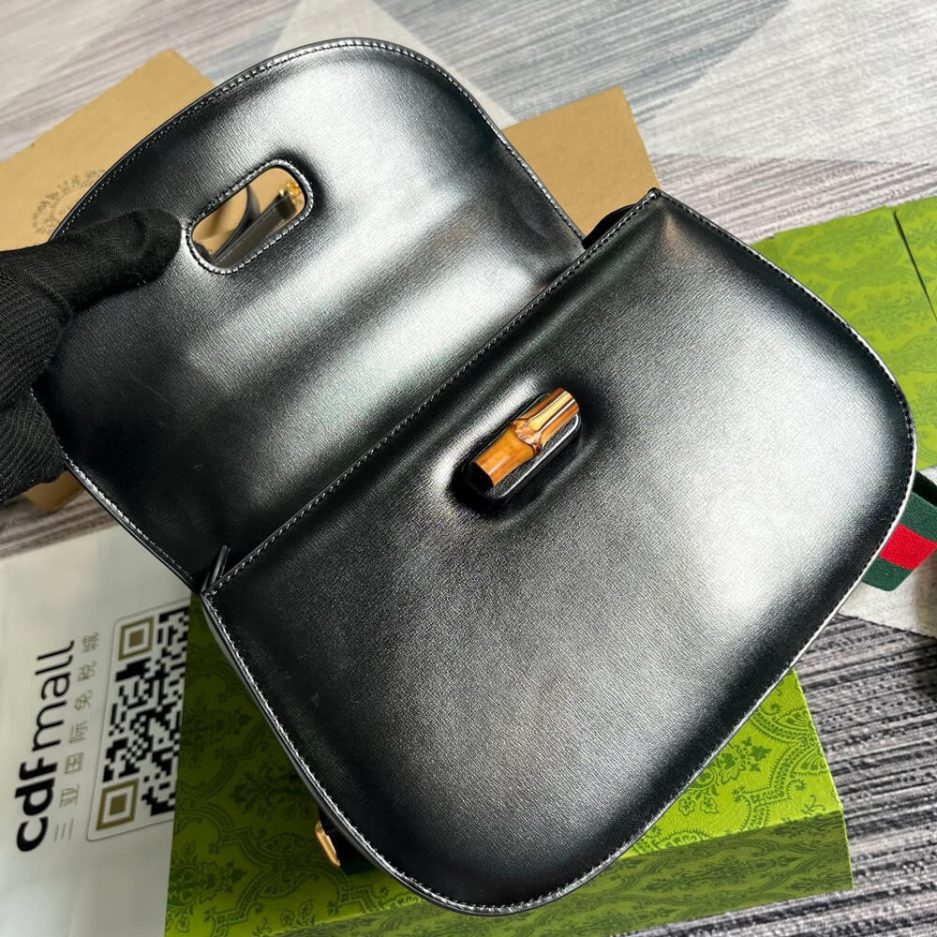 GUCCI BAMBOO 1947 MEDIUM TOP HANDLE BAG - 图片 6