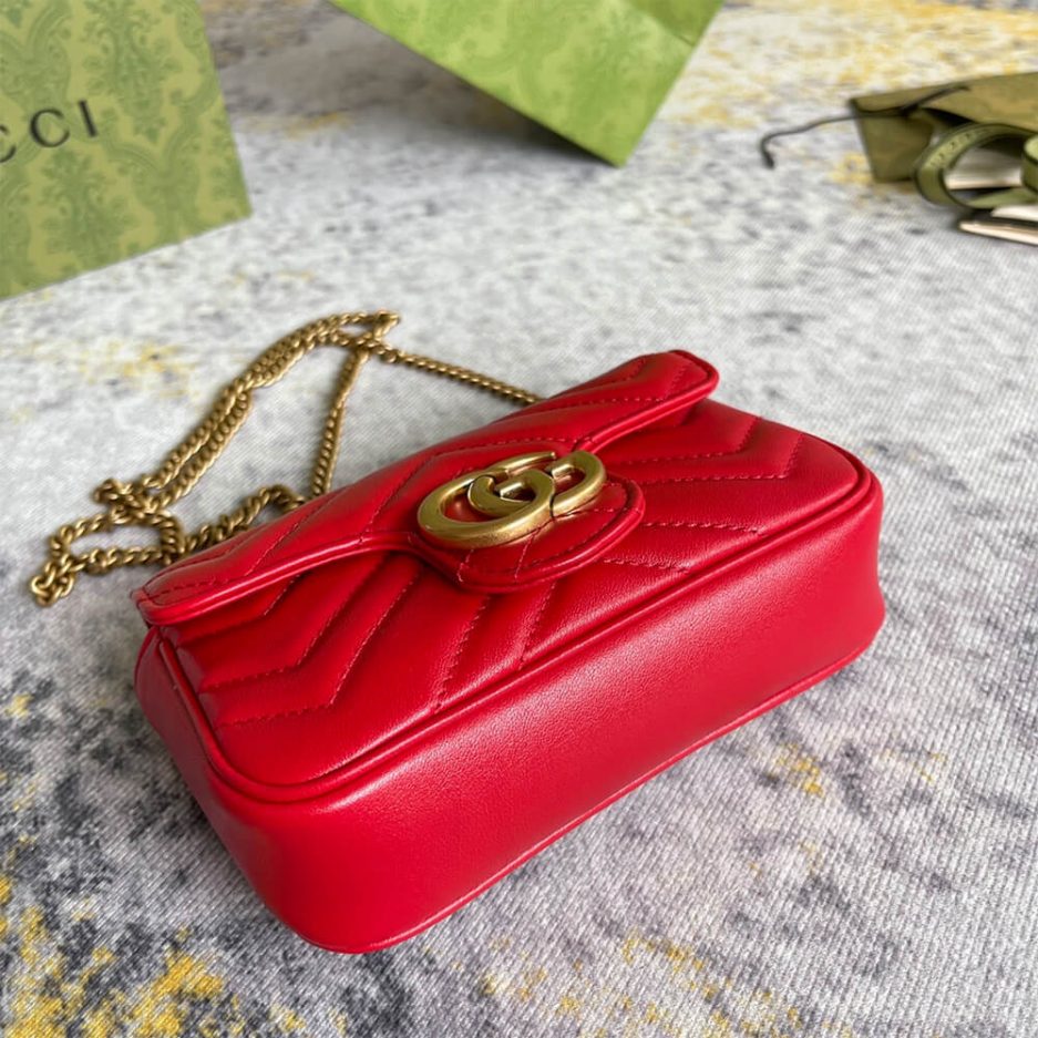 GG Marmont matelasse leather super mini bag - 图片 6